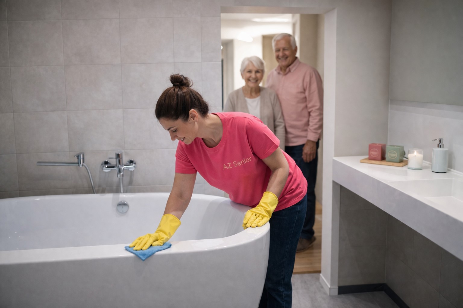 sprzątanie łazienki